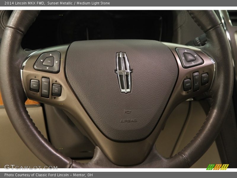 Sunset Metallic / Medium Light Stone 2014 Lincoln MKX FWD