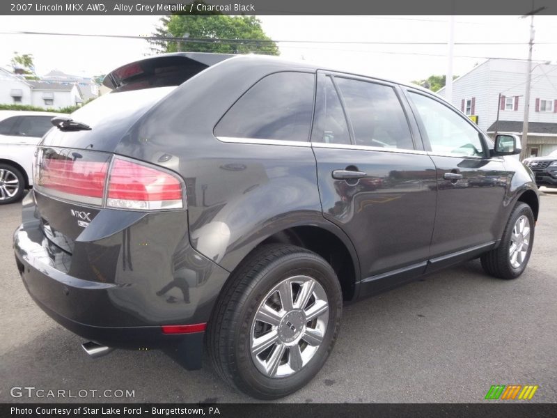 Alloy Grey Metallic / Charcoal Black 2007 Lincoln MKX AWD