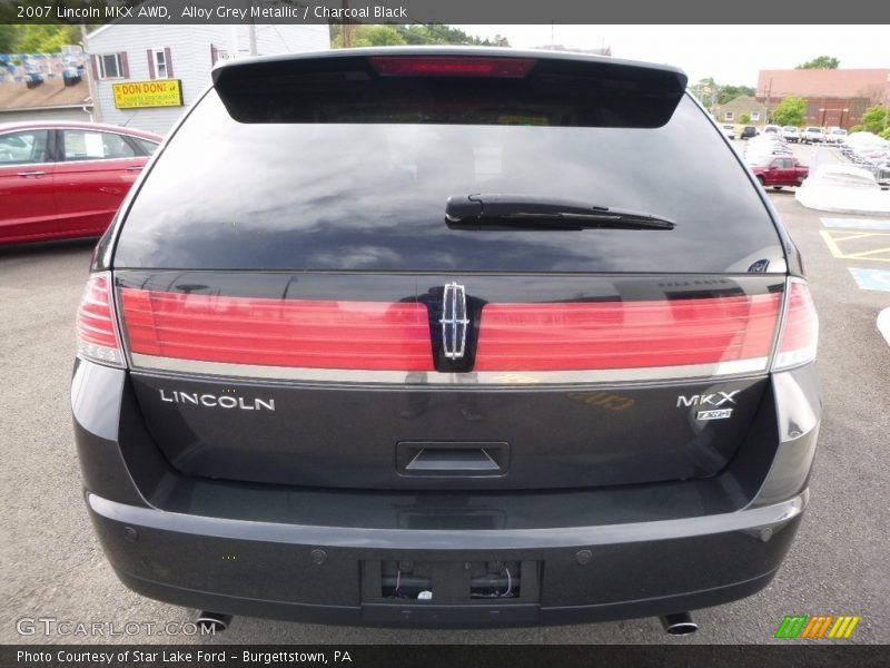 Alloy Grey Metallic / Charcoal Black 2007 Lincoln MKX AWD