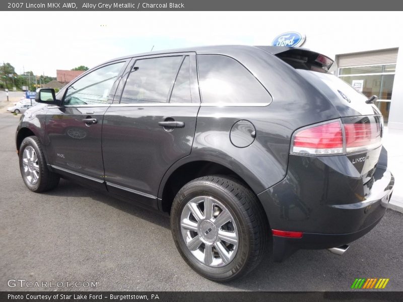 Alloy Grey Metallic / Charcoal Black 2007 Lincoln MKX AWD