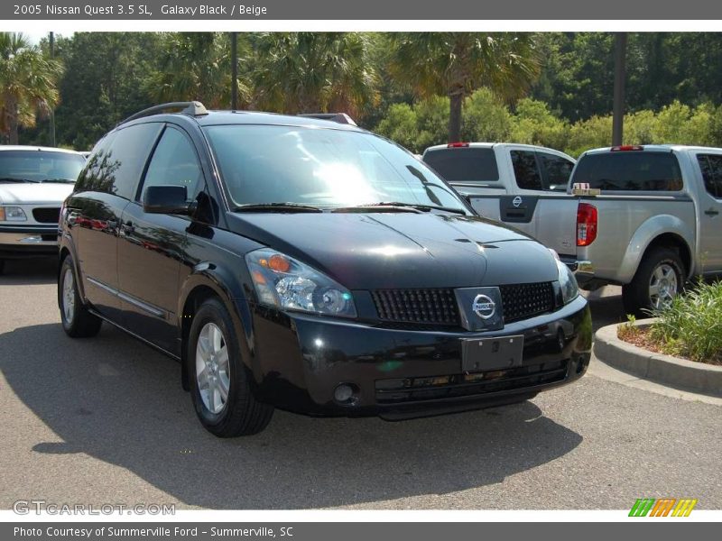 Galaxy Black / Beige 2005 Nissan Quest 3.5 SL