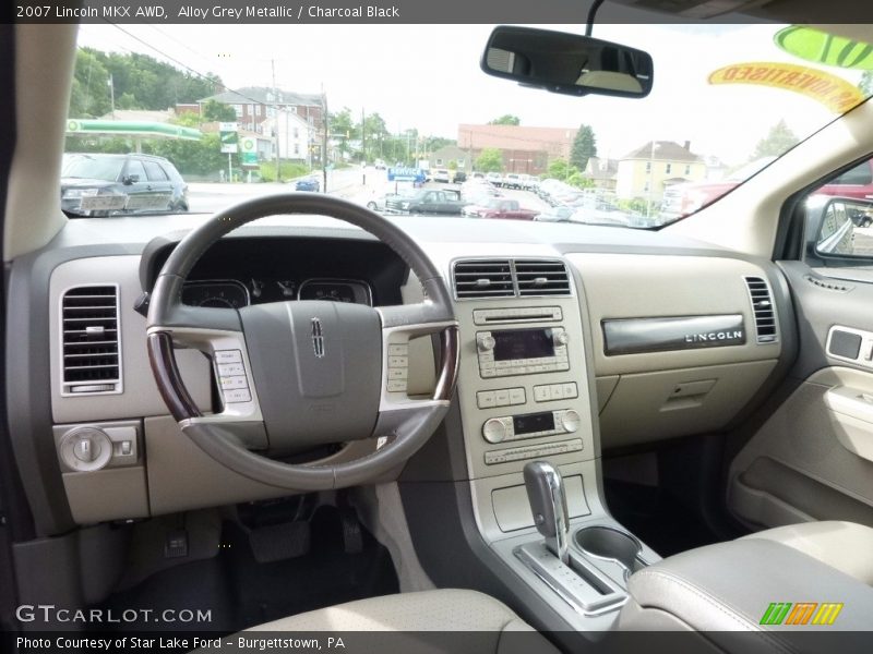 Alloy Grey Metallic / Charcoal Black 2007 Lincoln MKX AWD