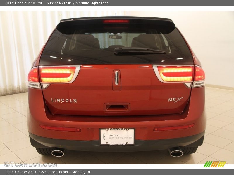 Sunset Metallic / Medium Light Stone 2014 Lincoln MKX FWD