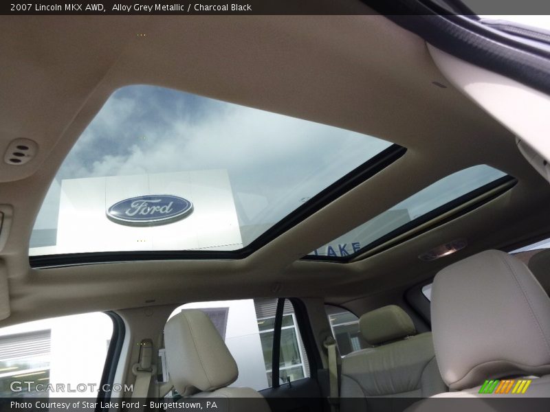 Alloy Grey Metallic / Charcoal Black 2007 Lincoln MKX AWD