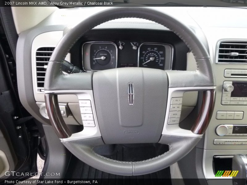Alloy Grey Metallic / Charcoal Black 2007 Lincoln MKX AWD