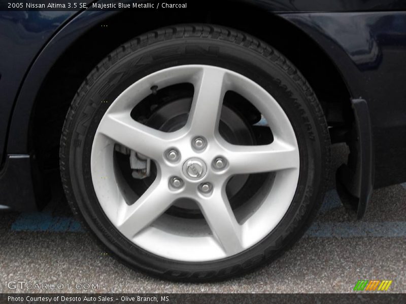 Majestic Blue Metallic / Charcoal 2005 Nissan Altima 3.5 SE