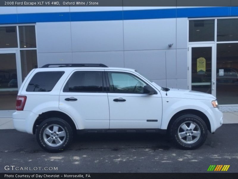 Oxford White / Stone 2008 Ford Escape XLT V6 4WD