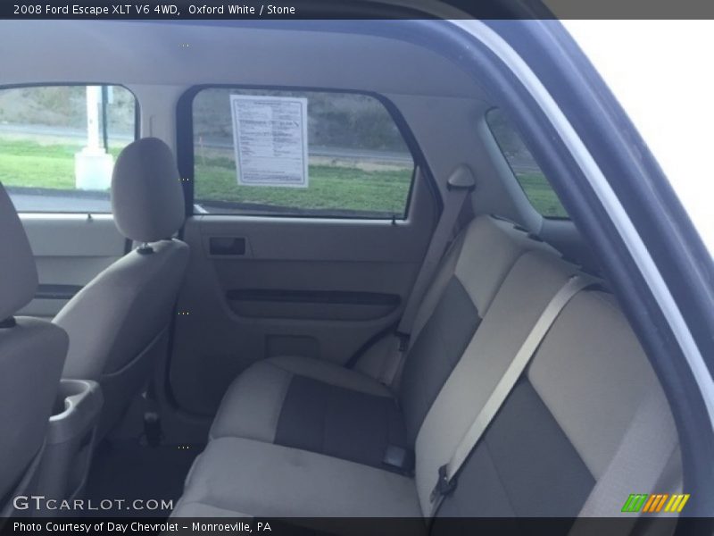 Oxford White / Stone 2008 Ford Escape XLT V6 4WD