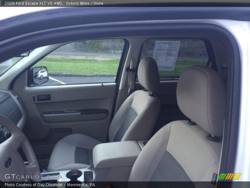 Oxford White / Stone 2008 Ford Escape XLT V6 4WD