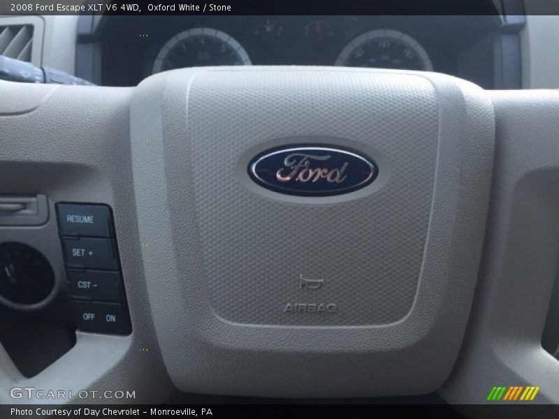 Oxford White / Stone 2008 Ford Escape XLT V6 4WD