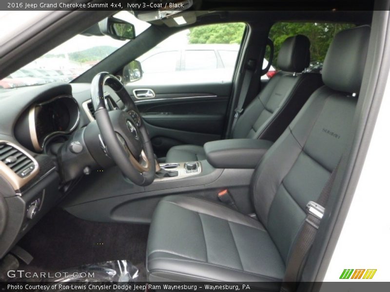 Ivory 3-Coat / Black 2016 Jeep Grand Cherokee Summit 4x4