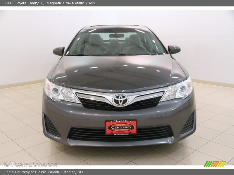 Magnetic Gray Metallic / Ash 2013 Toyota Camry LE