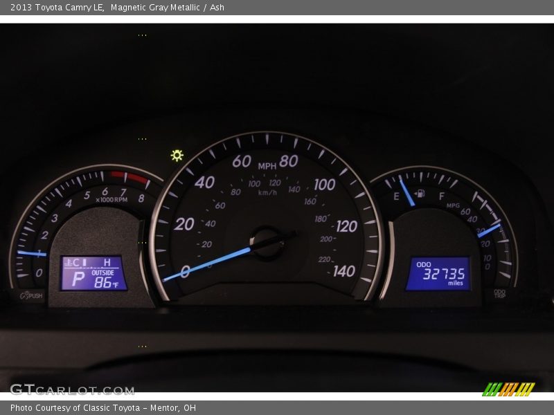 Magnetic Gray Metallic / Ash 2013 Toyota Camry LE
