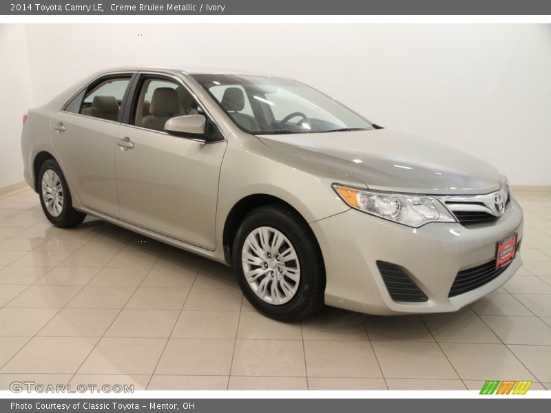 Creme Brulee Metallic / Ivory 2014 Toyota Camry LE