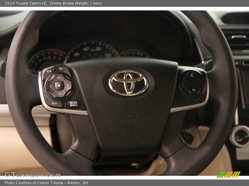 Creme Brulee Metallic / Ivory 2014 Toyota Camry LE
