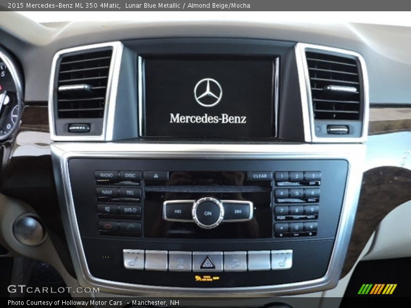 Lunar Blue Metallic / Almond Beige/Mocha 2015 Mercedes-Benz ML 350 4Matic