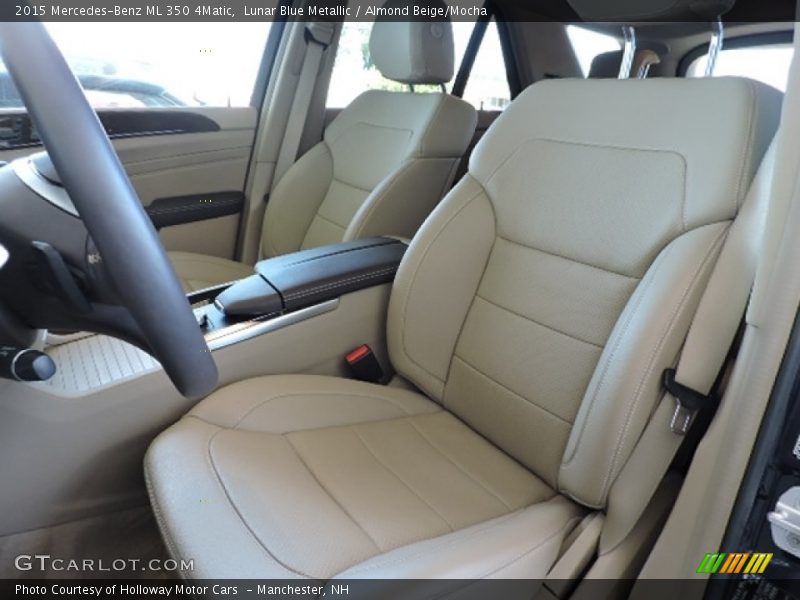 Lunar Blue Metallic / Almond Beige/Mocha 2015 Mercedes-Benz ML 350 4Matic