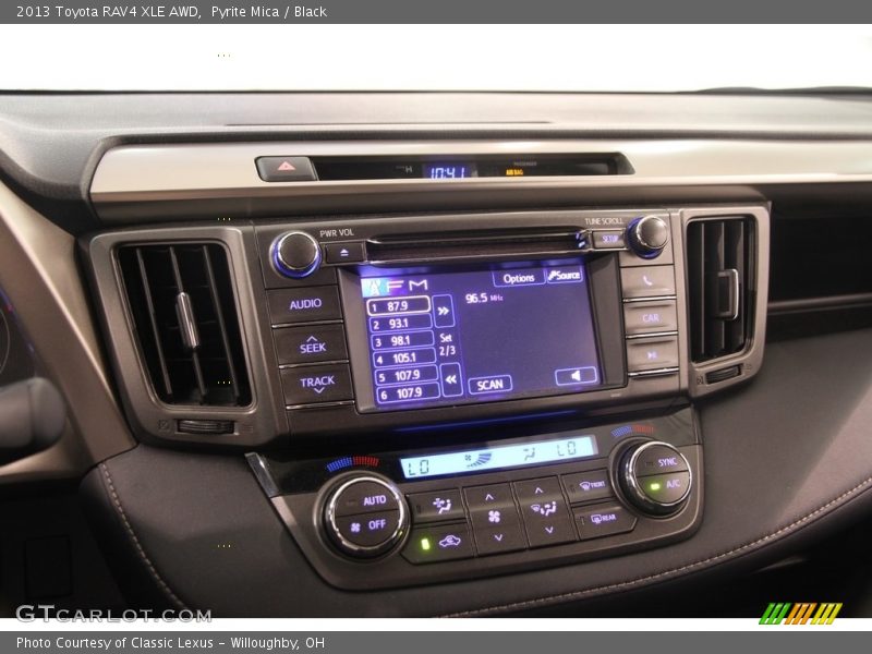 Pyrite Mica / Black 2013 Toyota RAV4 XLE AWD