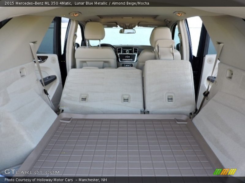 Lunar Blue Metallic / Almond Beige/Mocha 2015 Mercedes-Benz ML 350 4Matic