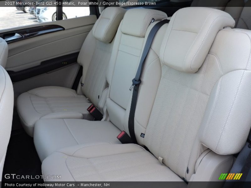 Polar White / Ginger Beige/Espresso Brown 2017 Mercedes-Benz GLS 450 4Matic