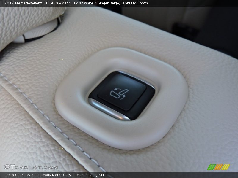 Polar White / Ginger Beige/Espresso Brown 2017 Mercedes-Benz GLS 450 4Matic