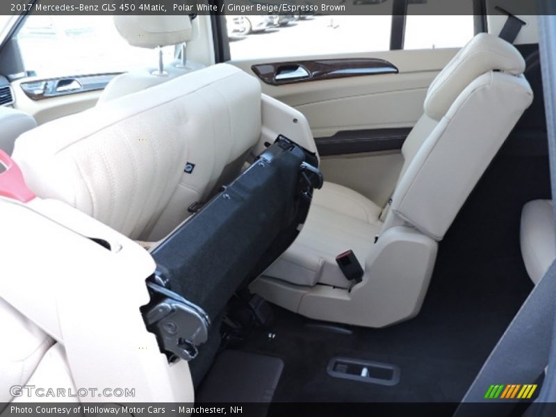 Polar White / Ginger Beige/Espresso Brown 2017 Mercedes-Benz GLS 450 4Matic