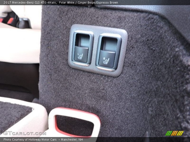 Polar White / Ginger Beige/Espresso Brown 2017 Mercedes-Benz GLS 450 4Matic