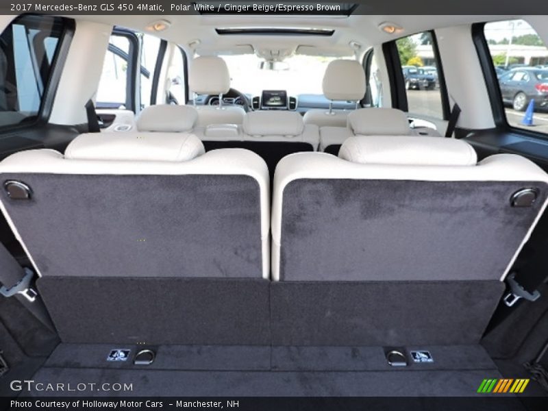 Polar White / Ginger Beige/Espresso Brown 2017 Mercedes-Benz GLS 450 4Matic