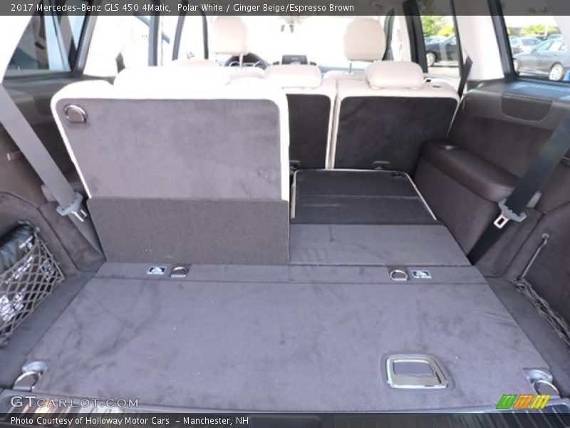 Polar White / Ginger Beige/Espresso Brown 2017 Mercedes-Benz GLS 450 4Matic