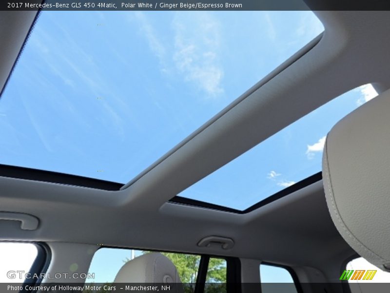 Polar White / Ginger Beige/Espresso Brown 2017 Mercedes-Benz GLS 450 4Matic