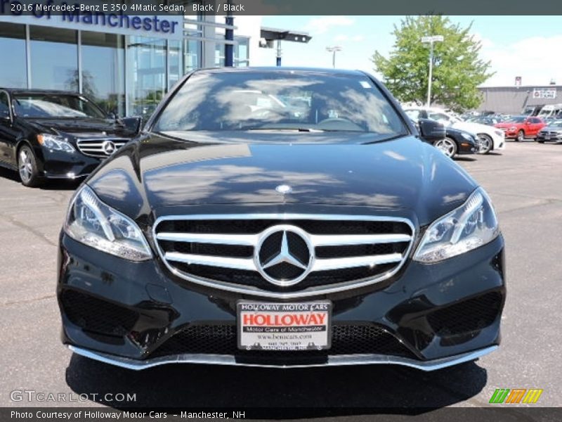 Black / Black 2016 Mercedes-Benz E 350 4Matic Sedan