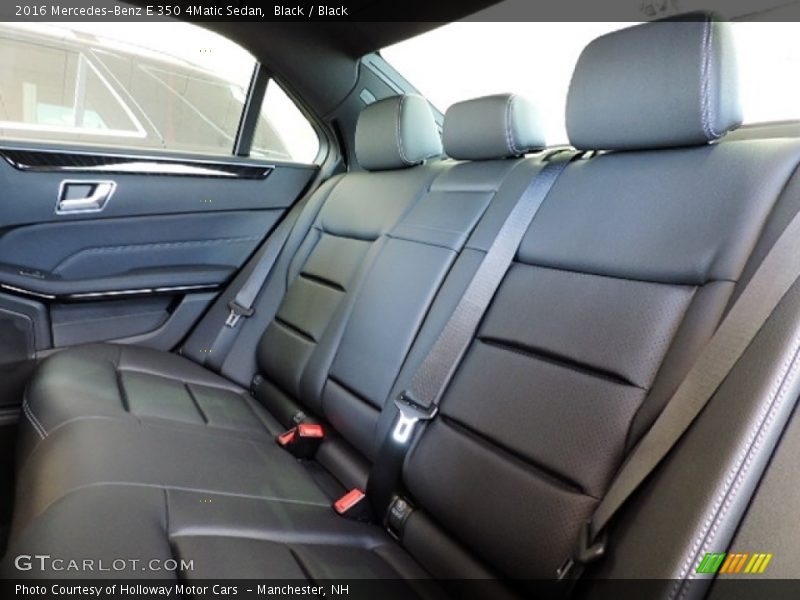 Black / Black 2016 Mercedes-Benz E 350 4Matic Sedan