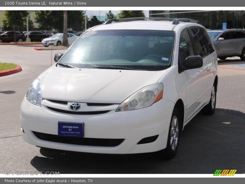 Natural White / Stone 2008 Toyota Sienna LE