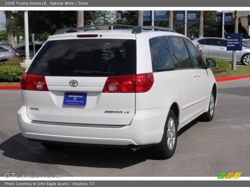 Natural White / Stone 2008 Toyota Sienna LE