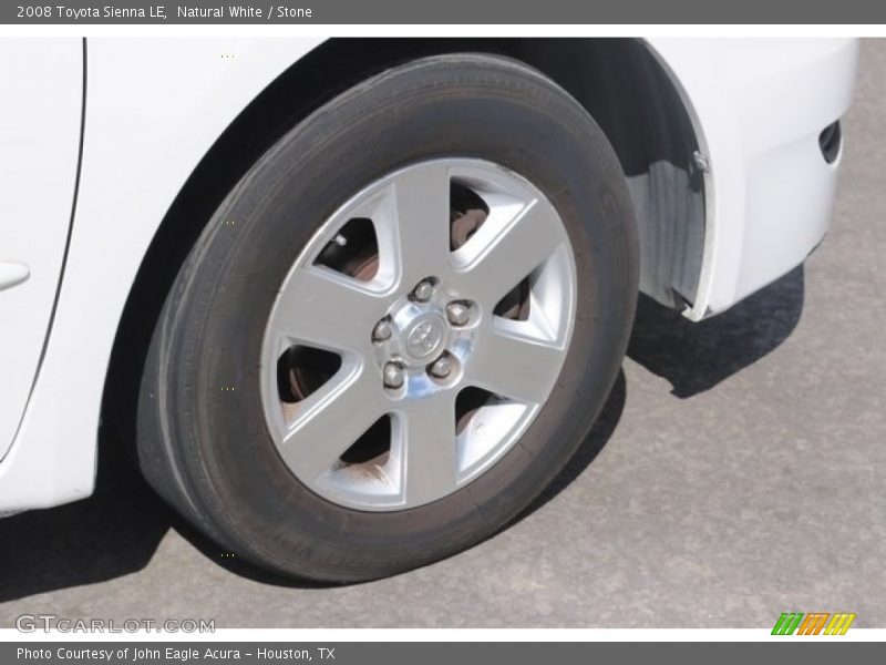 Natural White / Stone 2008 Toyota Sienna LE