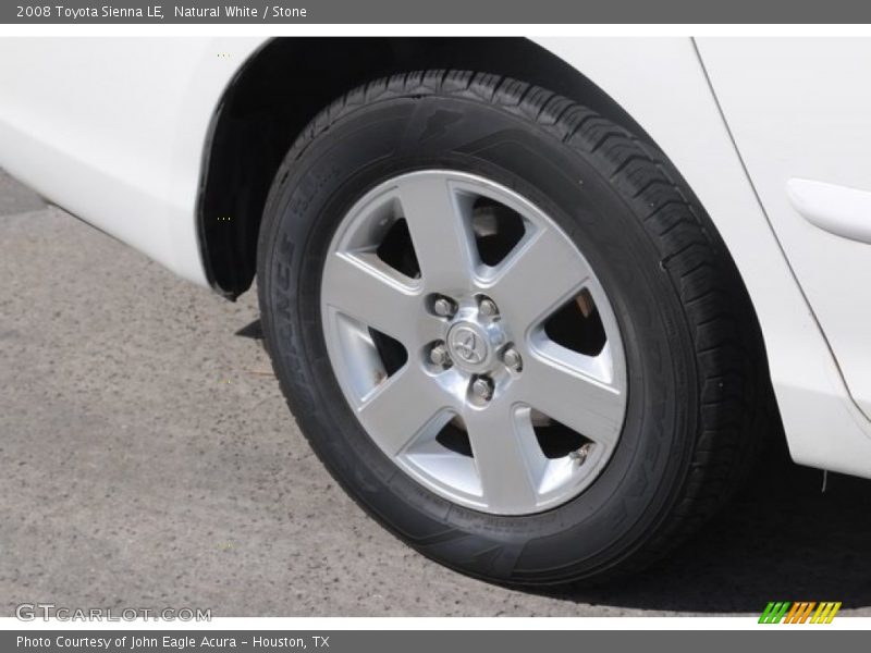 Natural White / Stone 2008 Toyota Sienna LE