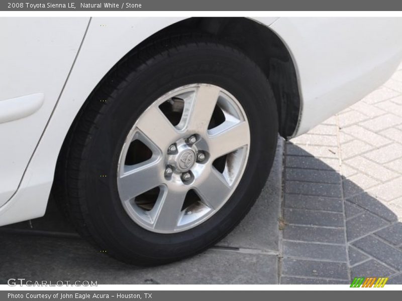 Natural White / Stone 2008 Toyota Sienna LE