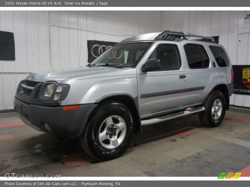 Silver Ice Metallic / Sage 2003 Nissan Xterra XE V6 4x4