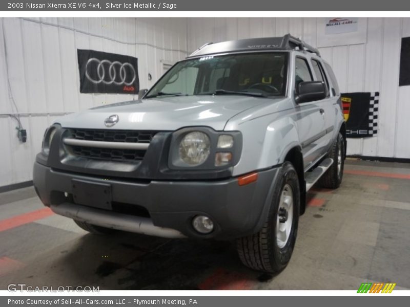 Silver Ice Metallic / Sage 2003 Nissan Xterra XE V6 4x4