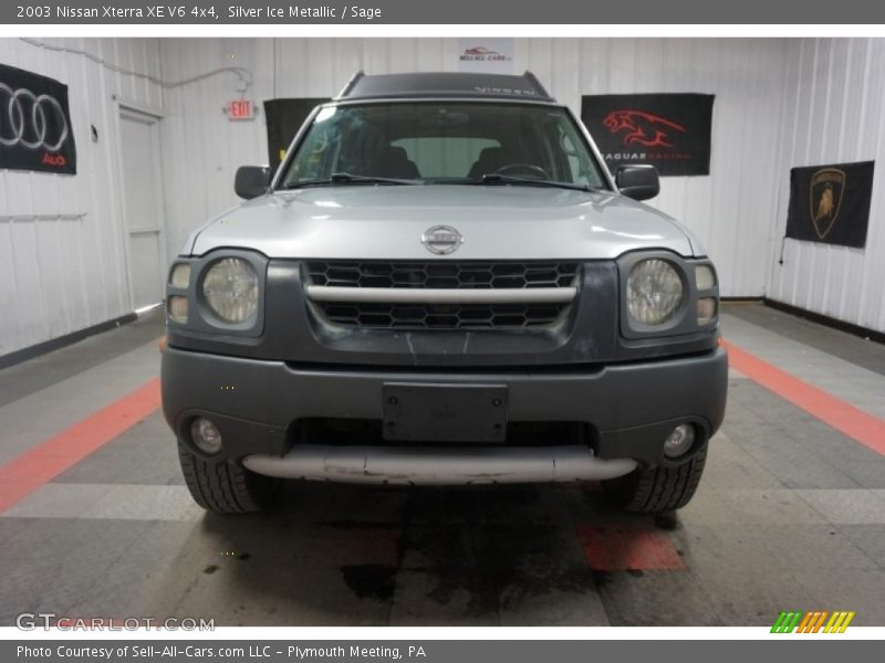 Silver Ice Metallic / Sage 2003 Nissan Xterra XE V6 4x4