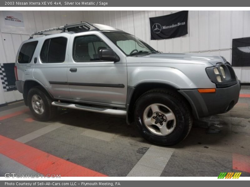 Silver Ice Metallic / Sage 2003 Nissan Xterra XE V6 4x4