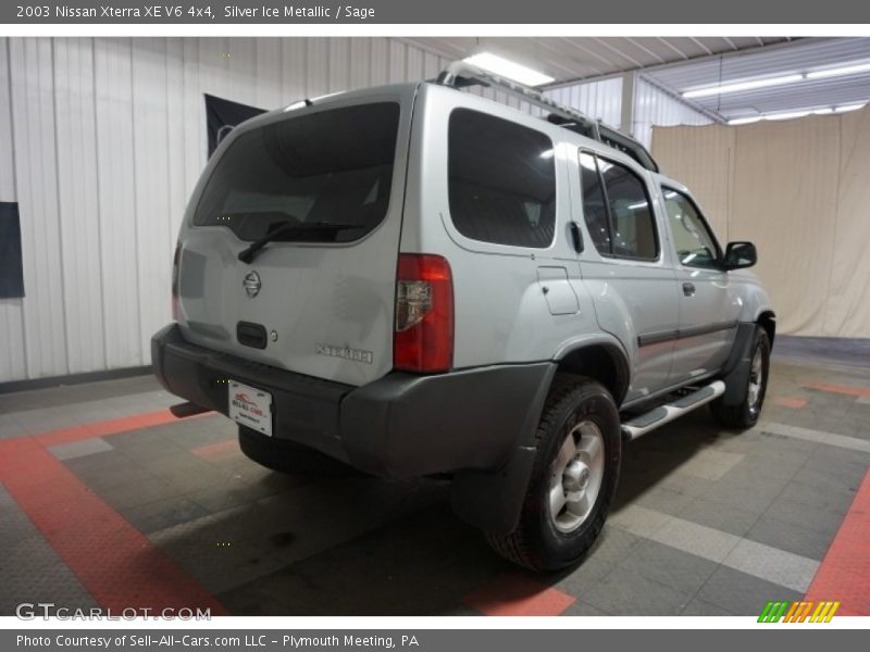 Silver Ice Metallic / Sage 2003 Nissan Xterra XE V6 4x4