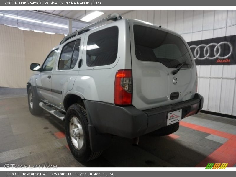 Silver Ice Metallic / Sage 2003 Nissan Xterra XE V6 4x4