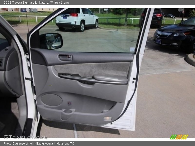 Natural White / Stone 2008 Toyota Sienna LE