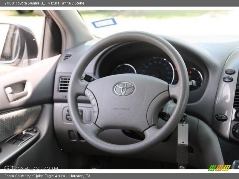 Natural White / Stone 2008 Toyota Sienna LE