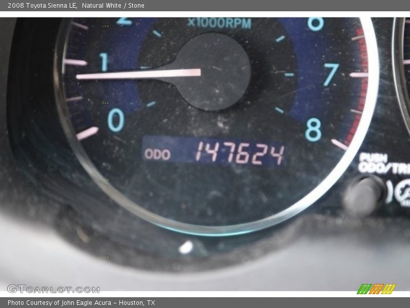 Natural White / Stone 2008 Toyota Sienna LE