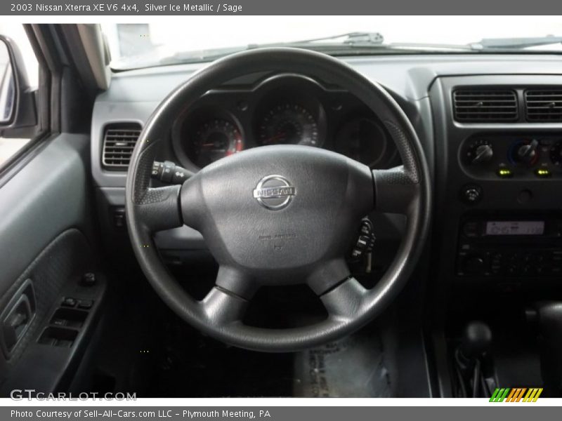 Silver Ice Metallic / Sage 2003 Nissan Xterra XE V6 4x4