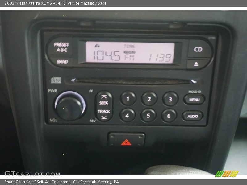 Silver Ice Metallic / Sage 2003 Nissan Xterra XE V6 4x4