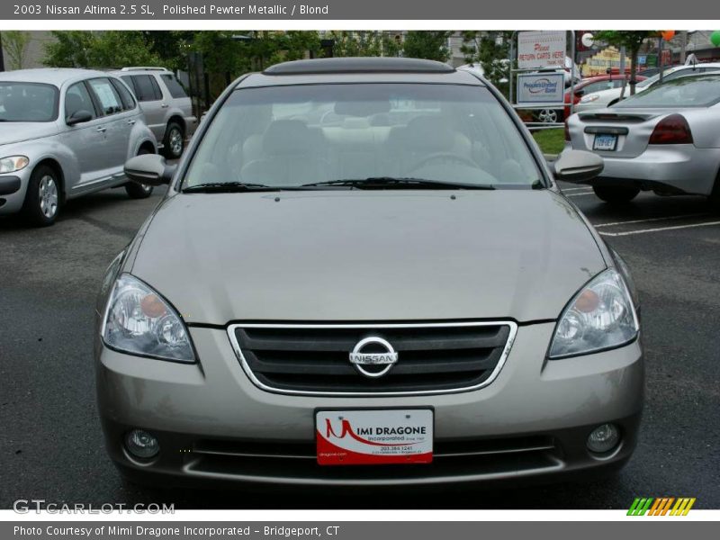 Polished Pewter Metallic / Blond 2003 Nissan Altima 2.5 SL