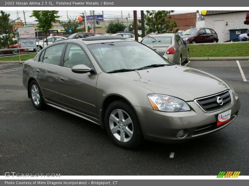 Polished Pewter Metallic / Blond 2003 Nissan Altima 2.5 SL